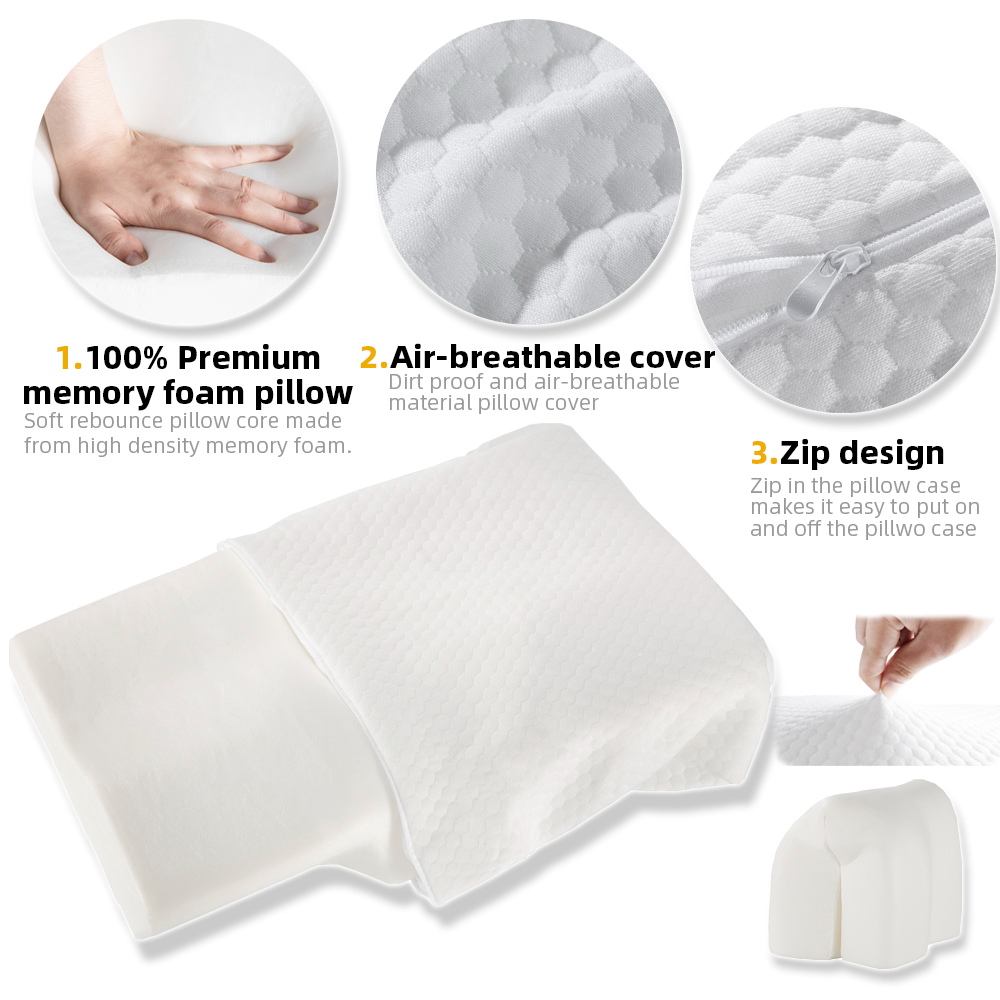 Snooze Right™ Orthopaedic Memory Foam Pillow – Homlad