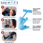 Sock helper tool & tool to help put on socks