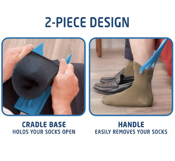Sock helper tool & tool to help put on socks