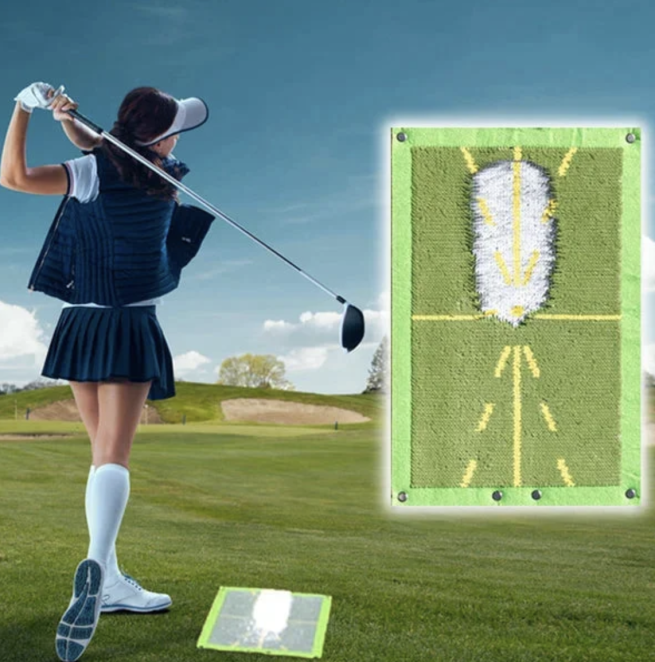 Golf Training Mat for Swing Detection