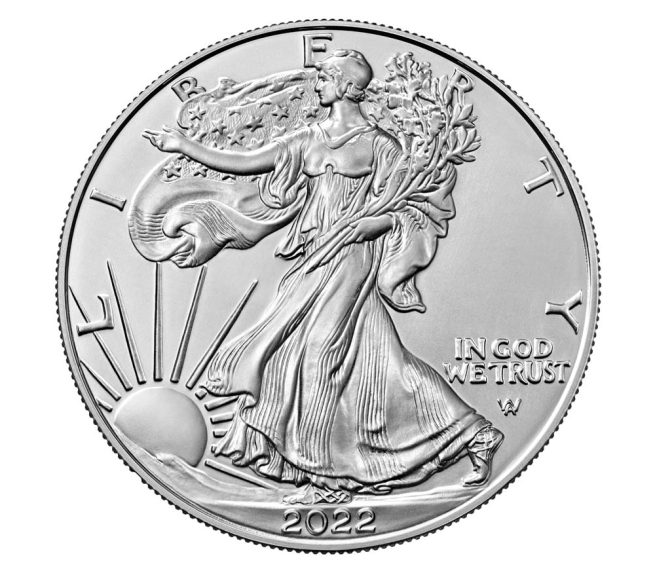 American Eagle 2022 US Uncirculated Silver coin