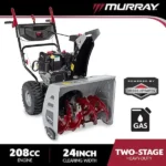 Murray 24" Two-Stage Gas Snow Blower, 208cc Electric Start, Self-Propelled (MYS2420801)