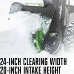 EGO POWER+ SNT2420 24" 56V Cordless Two-Stage Self-Propelled Snow Blower (Tool Only)